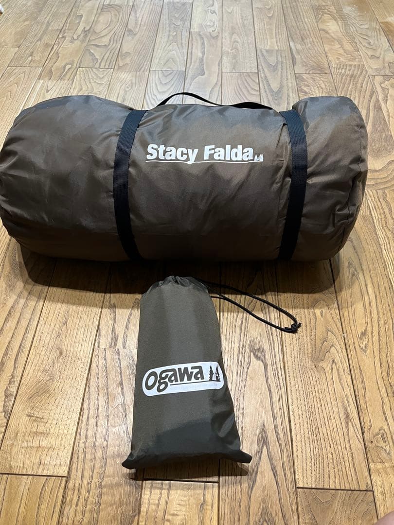 【美品】ogawa テント　ステイシーファルダ　（ポール・グランドシート付き）