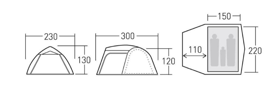 【美品】ogawa テント　ステイシーファルダ　（ポール・グランドシート付き）