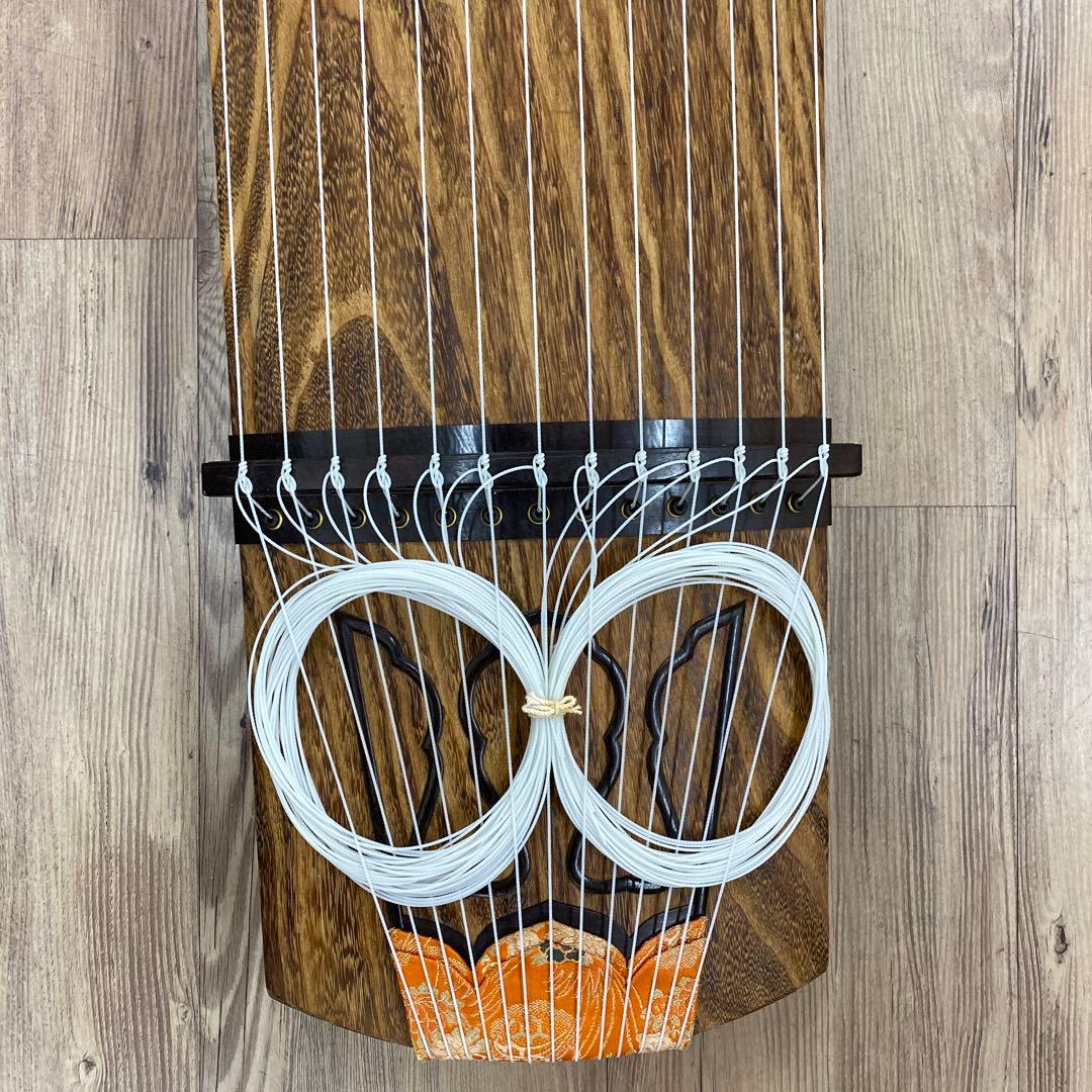 秀本在銘　最高級　お琴　綾杉彫刳甲　全長183㎝　トヒコ　東な7-0210☆2F