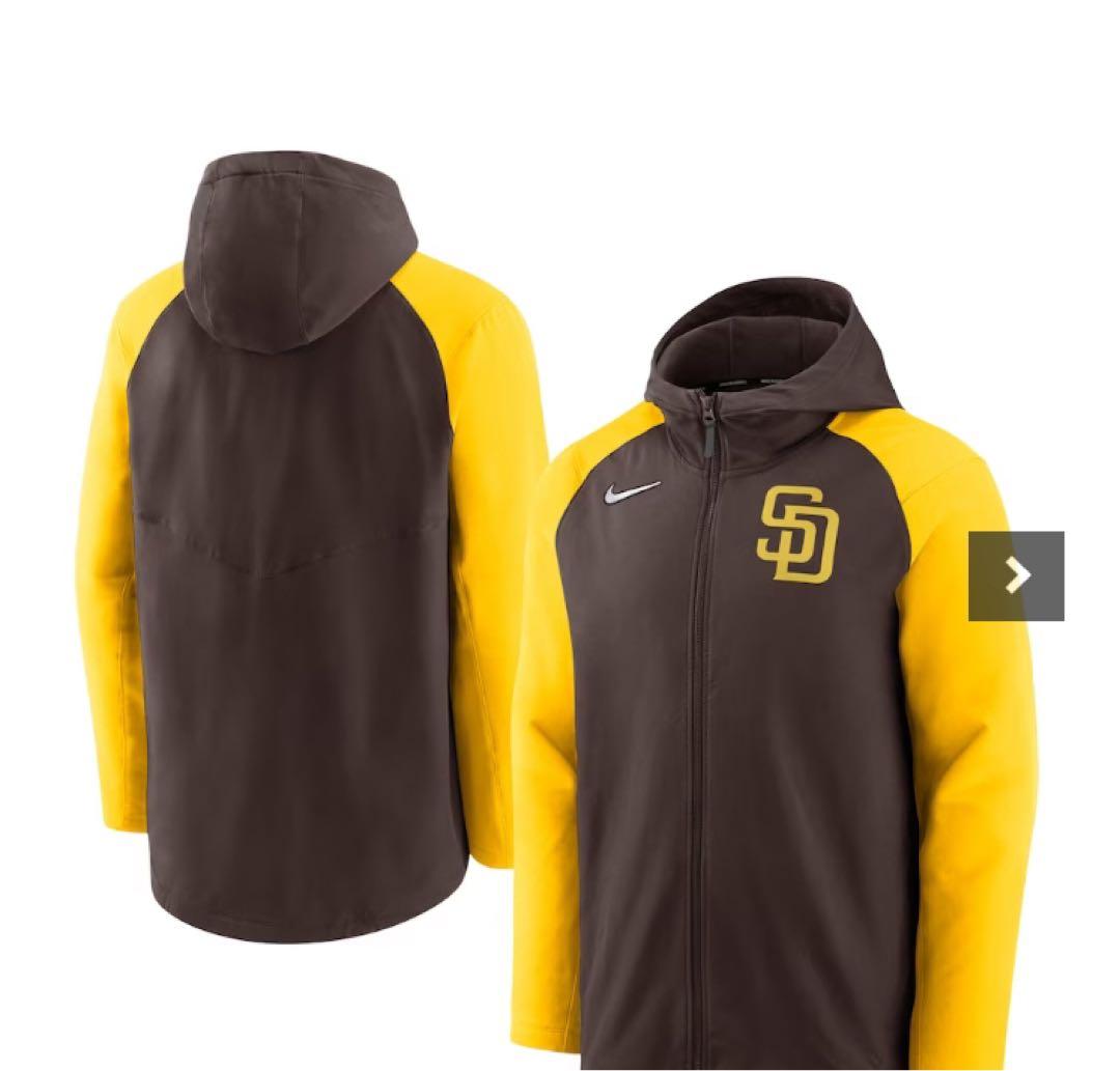 MLB パドレス パーカー Nike ナイキ メンズ ブラウンAuthentic