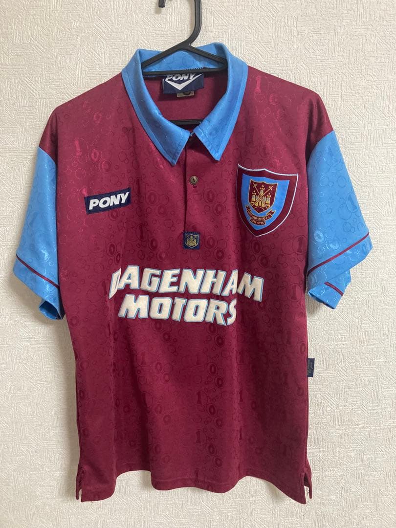 【希少】ウェストハム100周年記念復刻ユニホーム