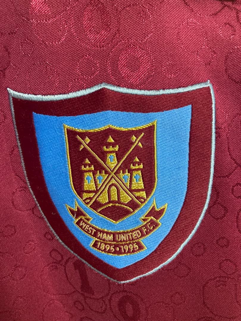 【希少】ウェストハム100周年記念復刻ユニホーム