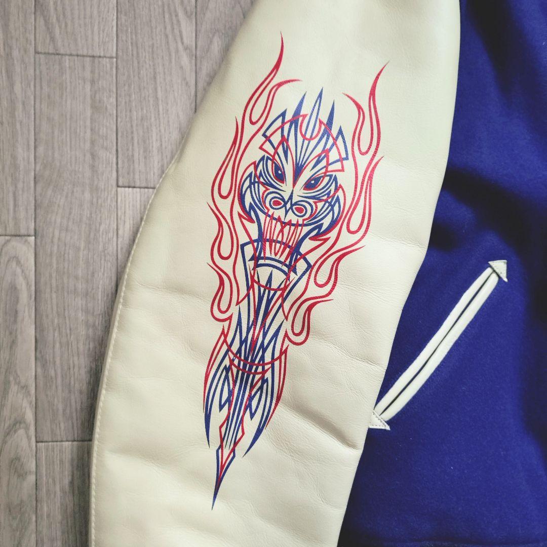 入手困難 旧リアルマッコイズ 冒険王 ゴジラ スタジャン レザー XL