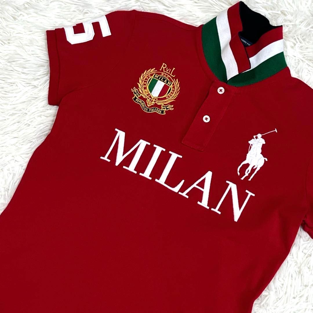 『美品』ラルフローレン ポロシャツ ミラン ビックポニー レディースL スキニー