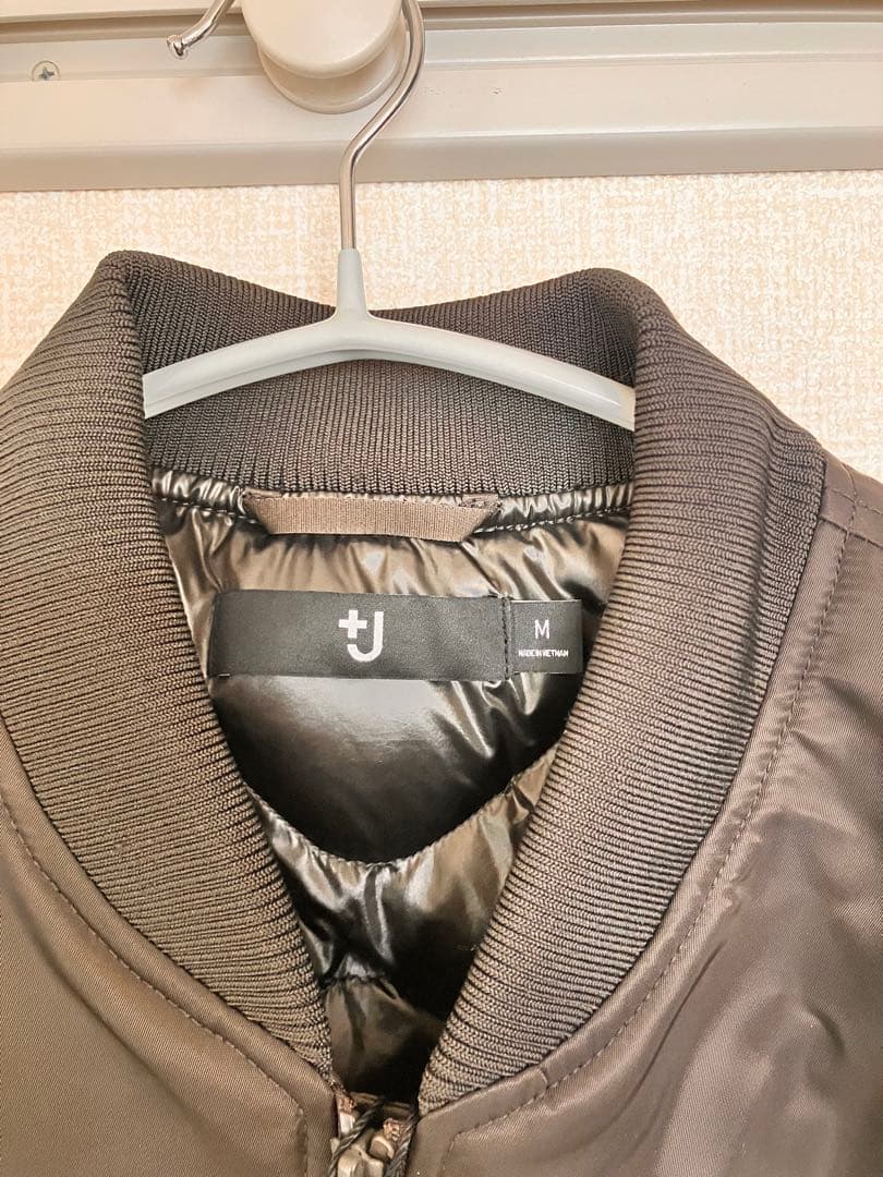 26年復刻 UNIQLO+J ハイブリッドダウンオーバーサイズMA1 グレーM