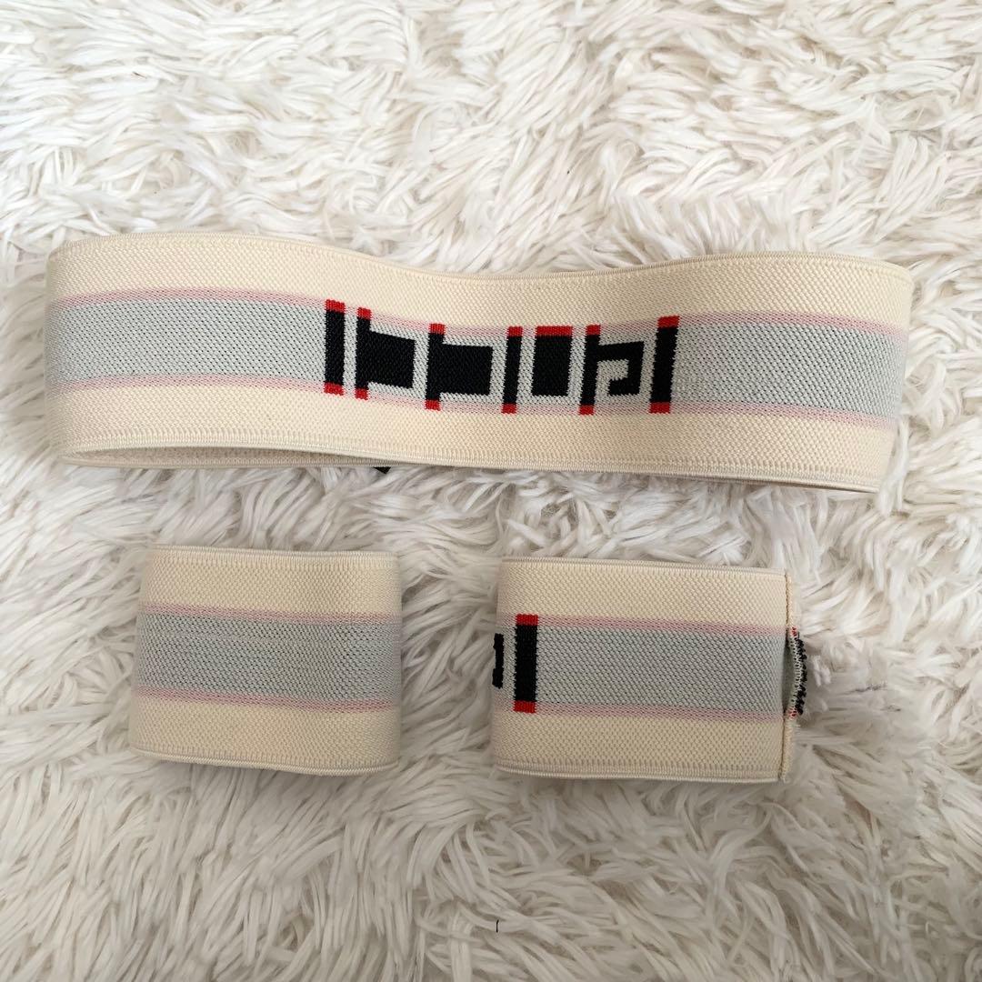 未使用級✨グッチ ヘアバンド リストバンド 登坂広臣 テテ ロゴ シェリーライン