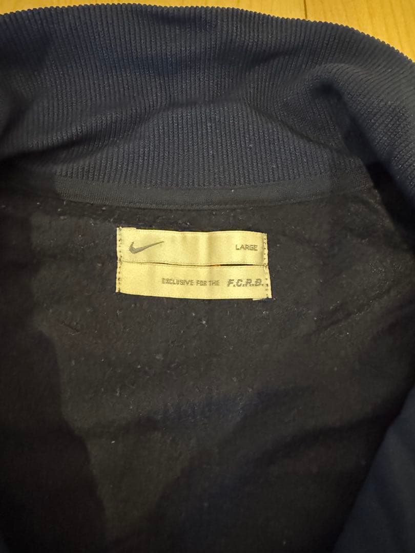 FCRB NIKE コラボジャージ L ネイビー/オレンジ
