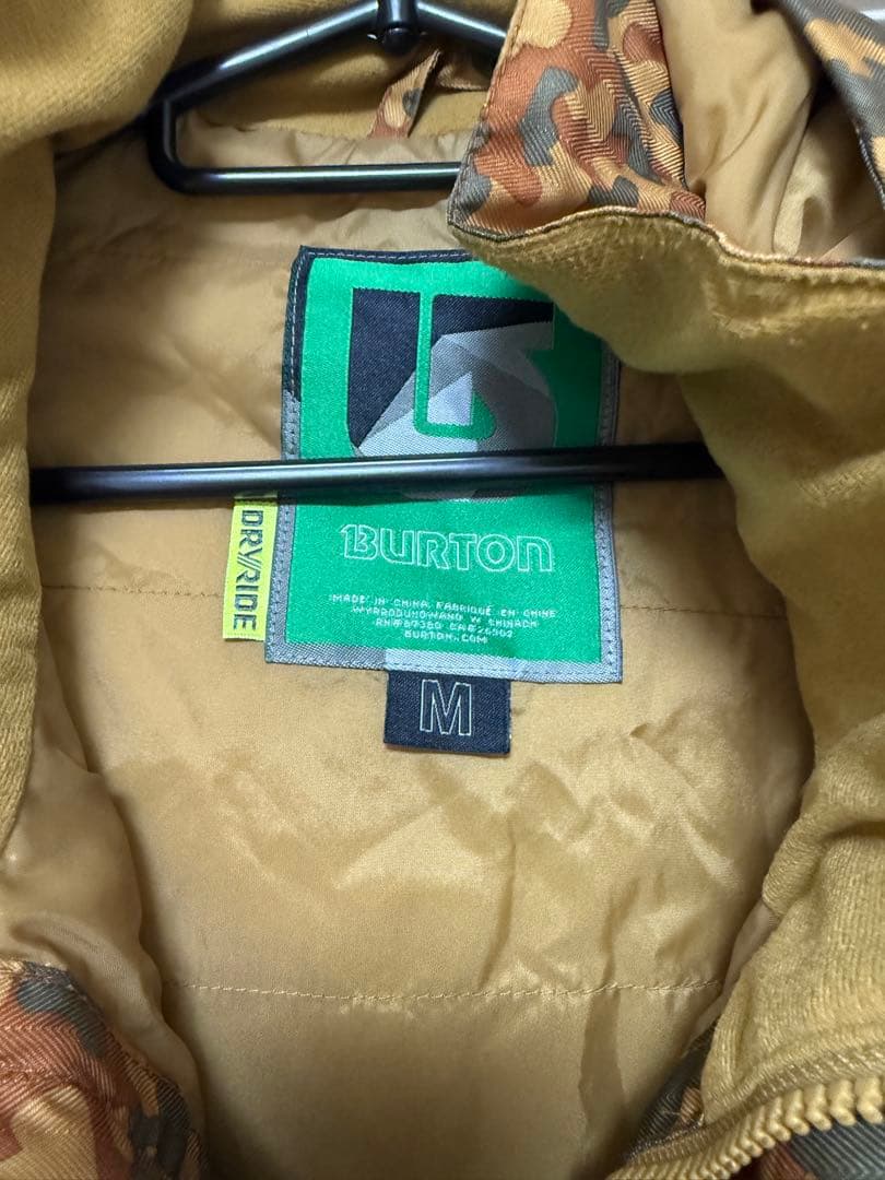 バートン　スノーボードウェア　上下　M Ｌ　迷彩