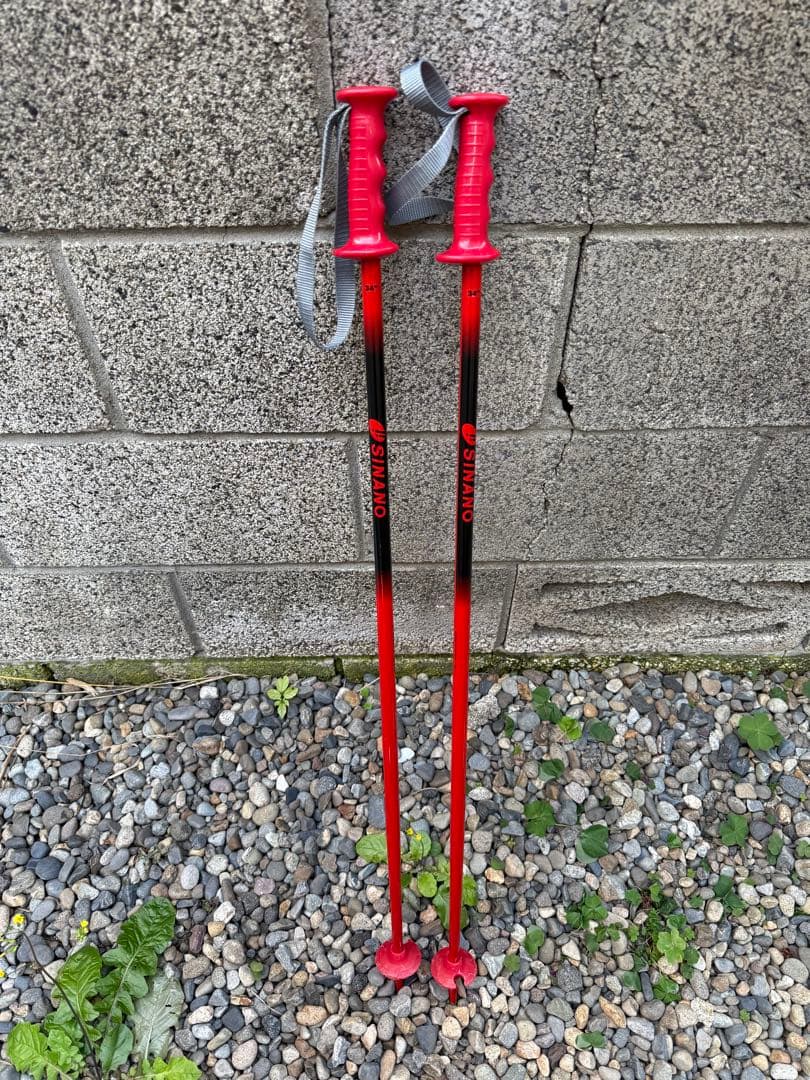 スキー4点セット　キッズ　板 128cm ブーツ 22cm ポール 85cm