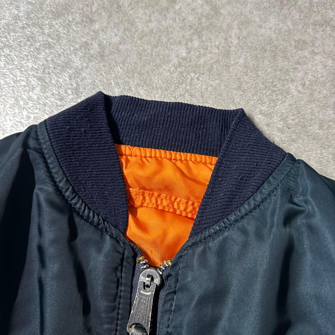 ジャケット・アウター 80s USA alpha type MA-1 flight jacket