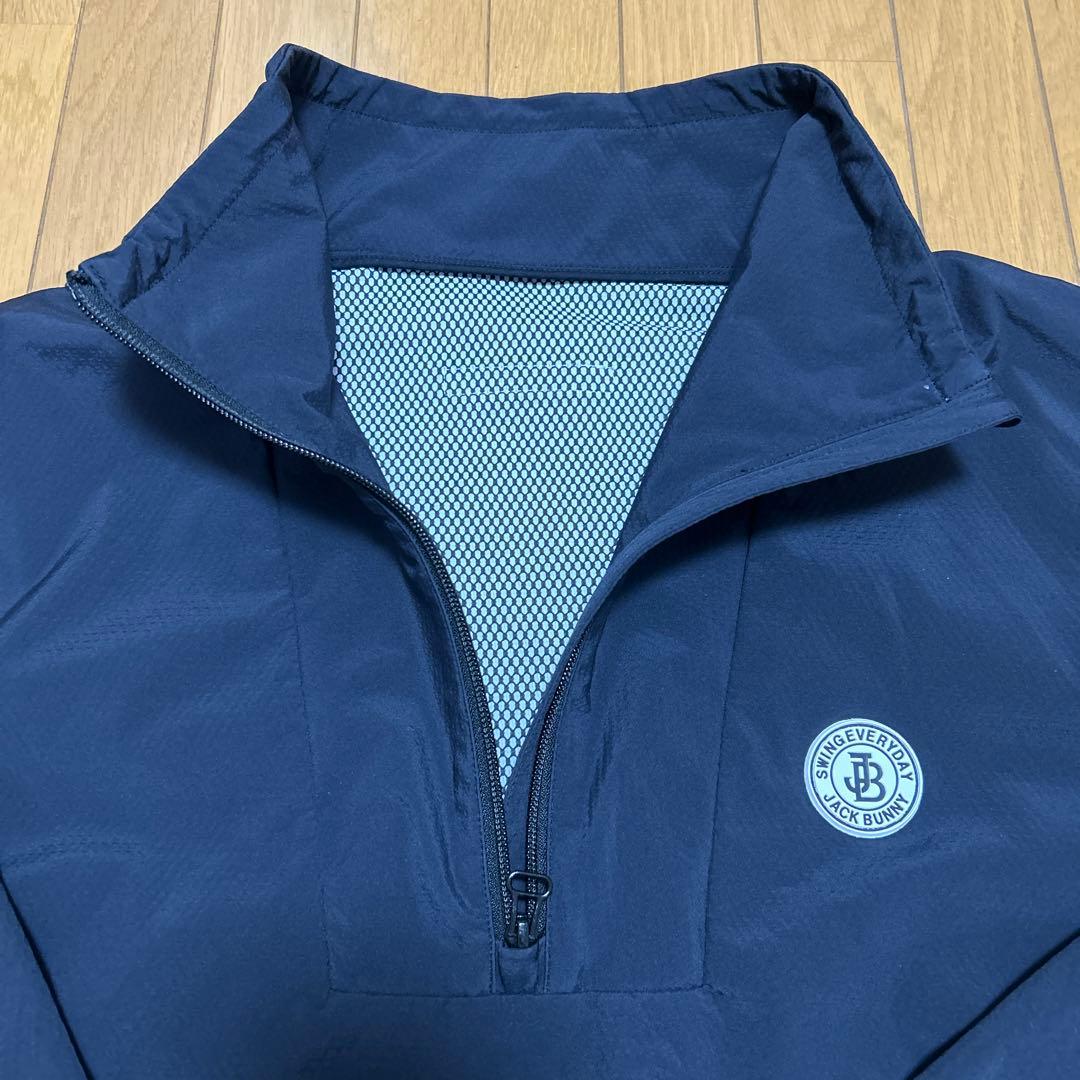 JACK BUNNY ハーフジップ ジャケット ロゴ【サイズ6】