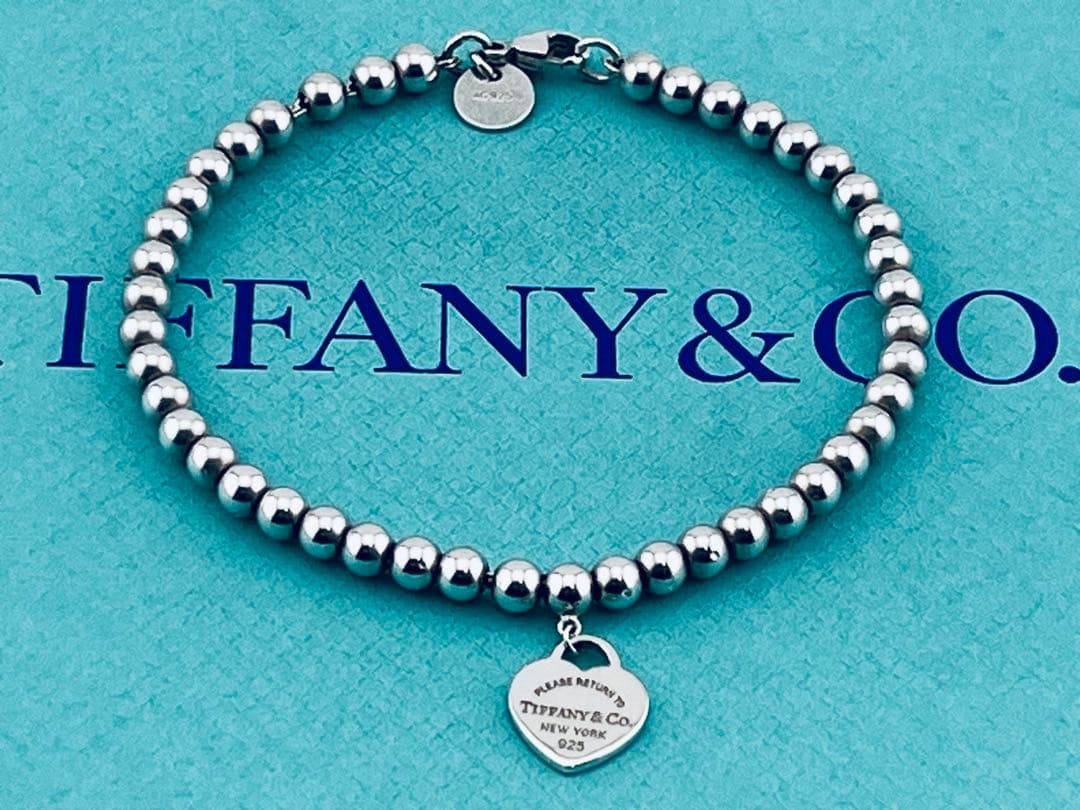 c973ティファニー　リターントゥ　ミニハートタグ　ボールチェーン　ブレスレット