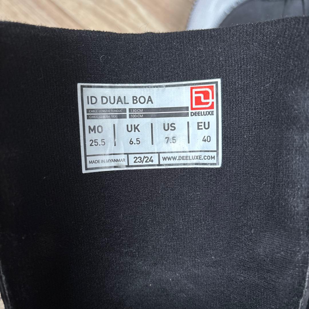 【美品】DEELUXE ID DUAL BOA 23/24 25.5cm