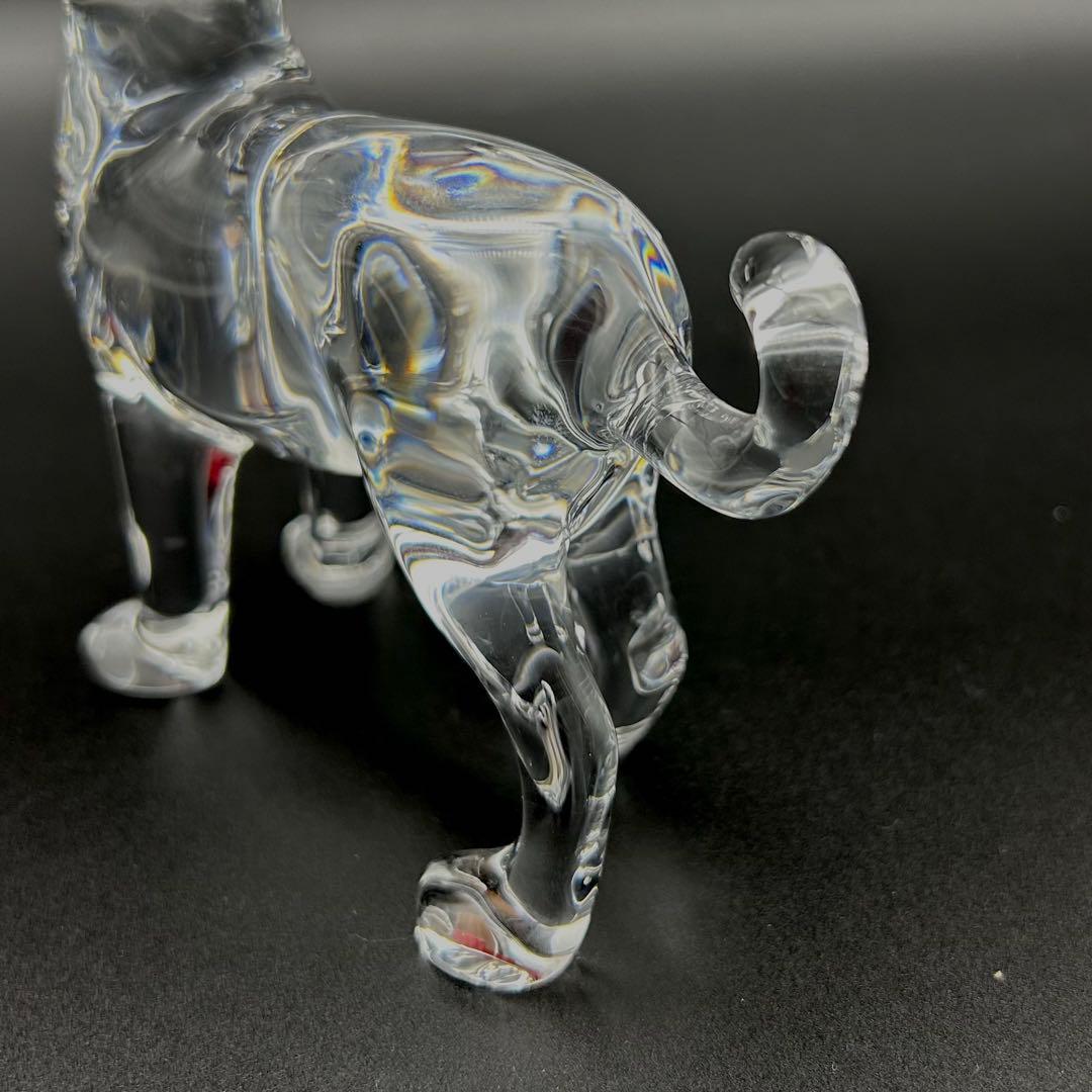 【未使用品品】Baccarat バカラ 置物 インテリア オブジェ　 犬 戌