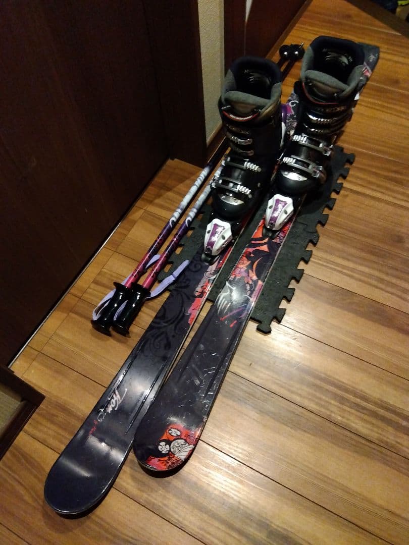 珍♡個性派♡/Fischer/レディース用/スキーセット/メンテ・WAX済み✔