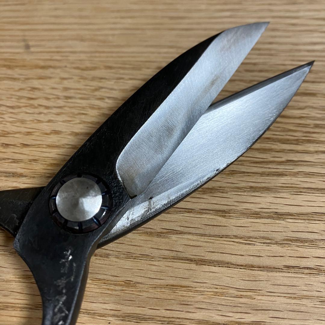 安広　植木鋏　全鋼　長刃　蕨手