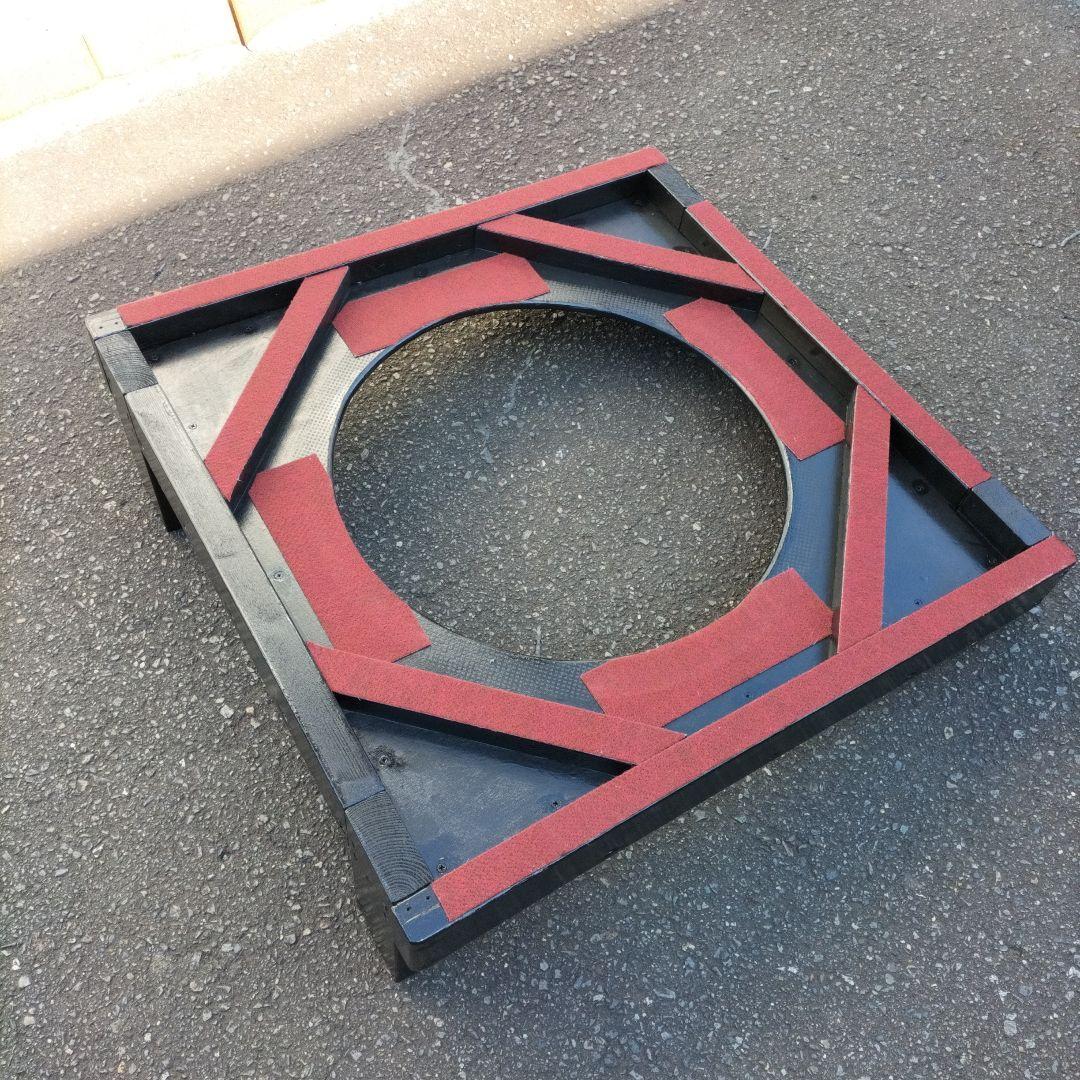 長胴太鼓　桶胴太鼓　平打ち　立奏台　中古品