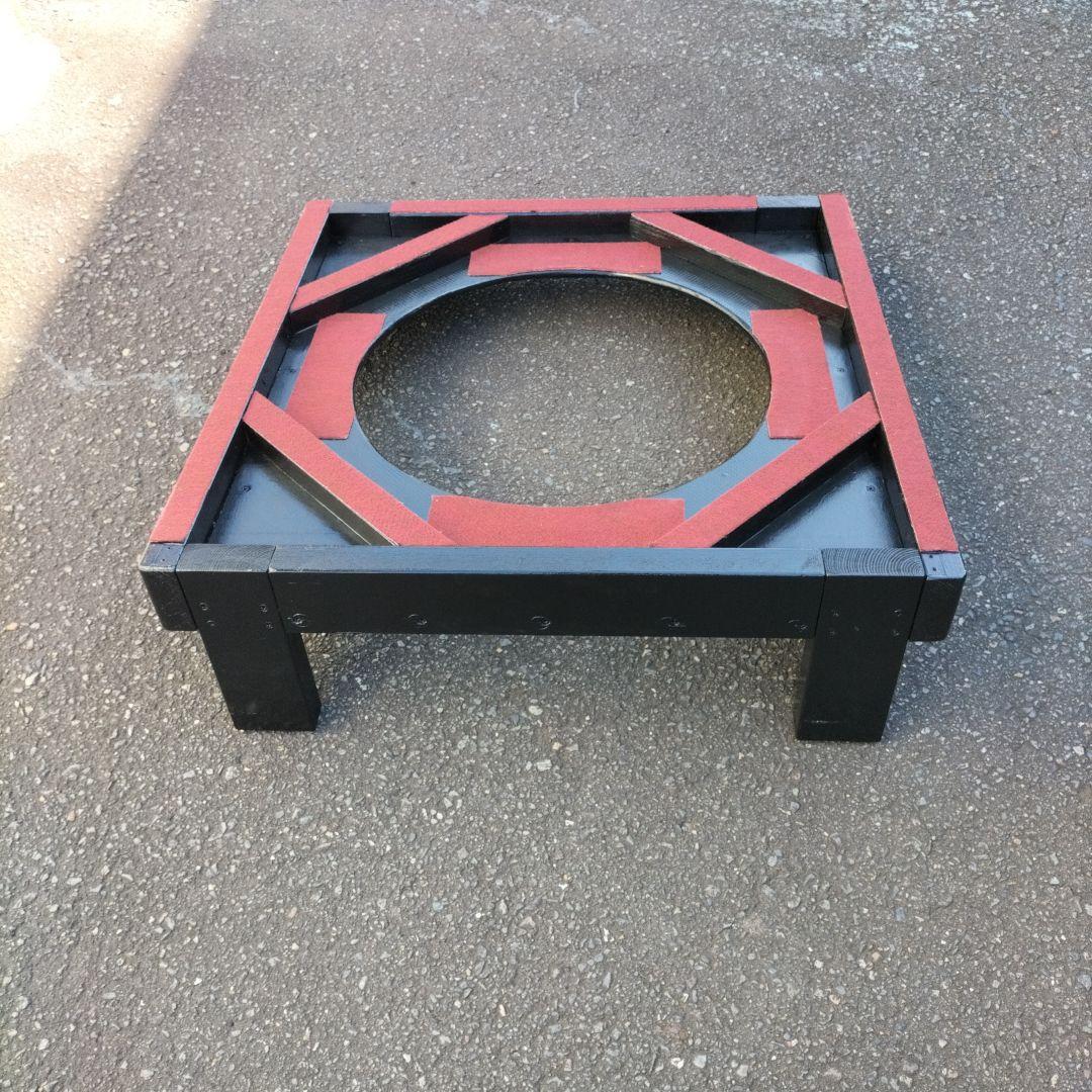 長胴太鼓　桶胴太鼓　平打ち　立奏台　中古品