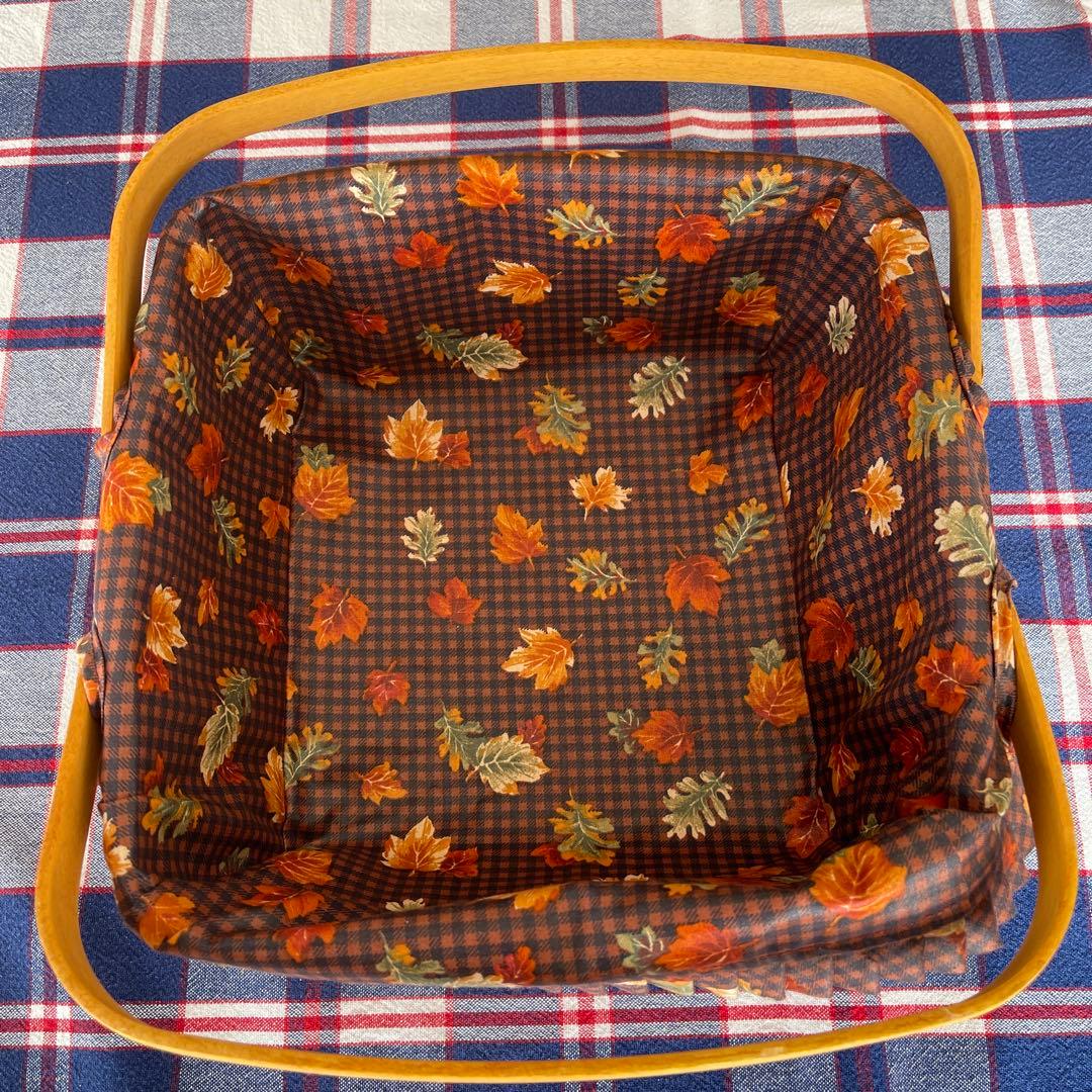 ロンガバーガーバスケット　アンティーク　カゴ