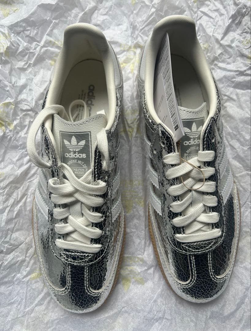 adidas originals samba OG シルバー スニーカー