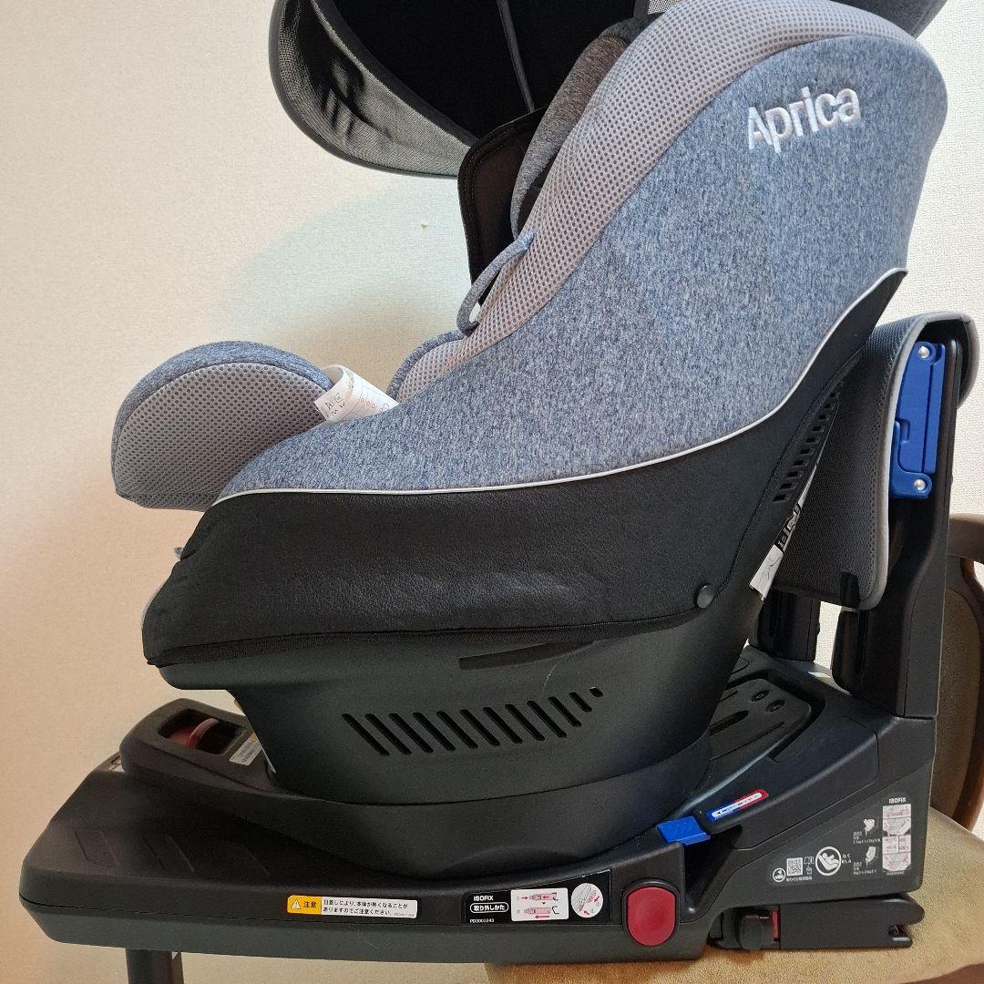 【美品】Aprica クルリラ AC ネイビー NV フットステップ付き