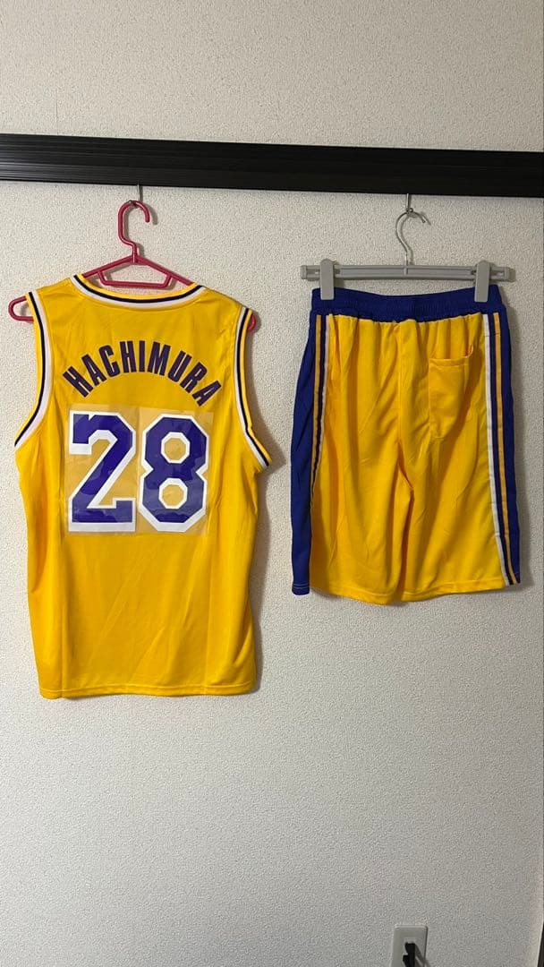 レイカーズ　八村　ユニフォーム　上下　セット　アップ　コービー　レブロン