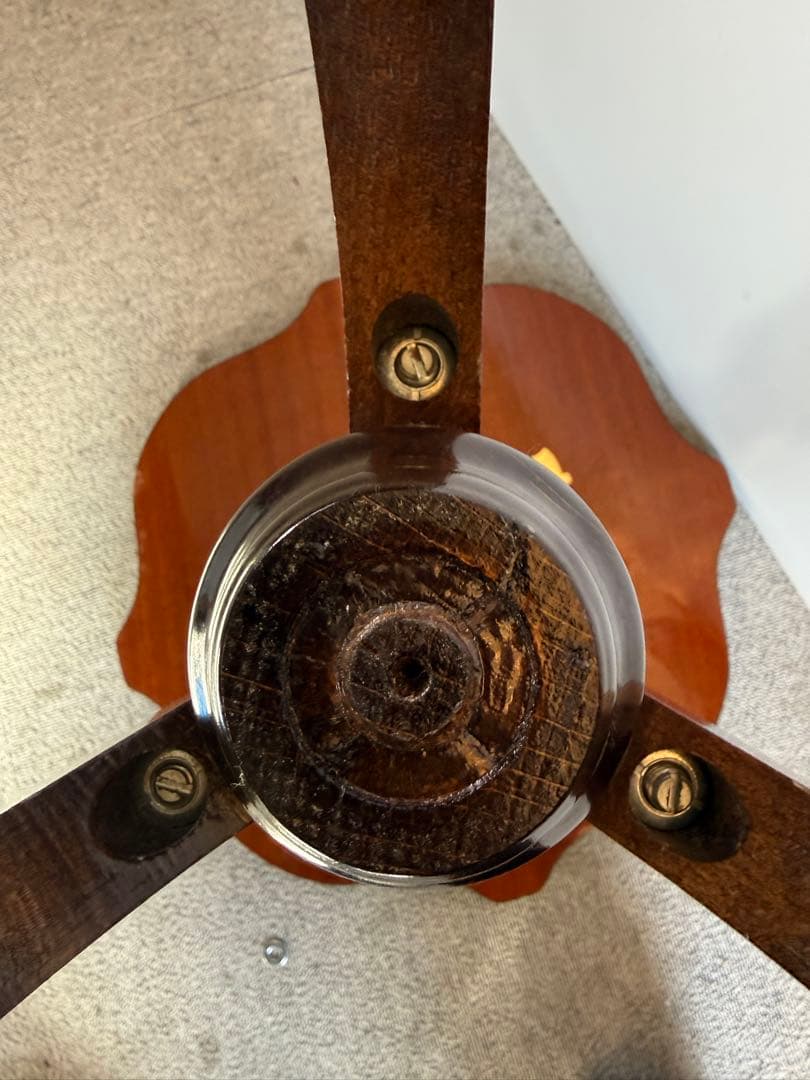 イタリア製 象嵌サイドテーブル 花台 クラシック 木製 輸入家具　当時物