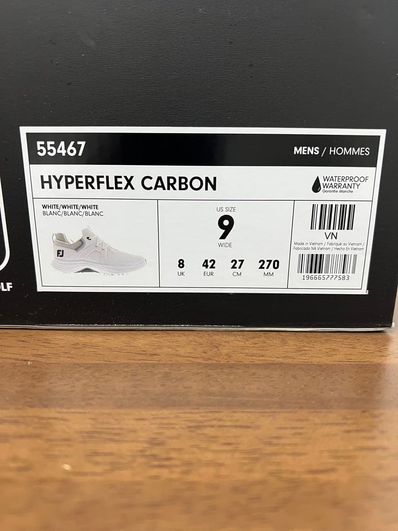 （新品）フットジョイ　ハイパーフレックス カーボン LACED メンズ