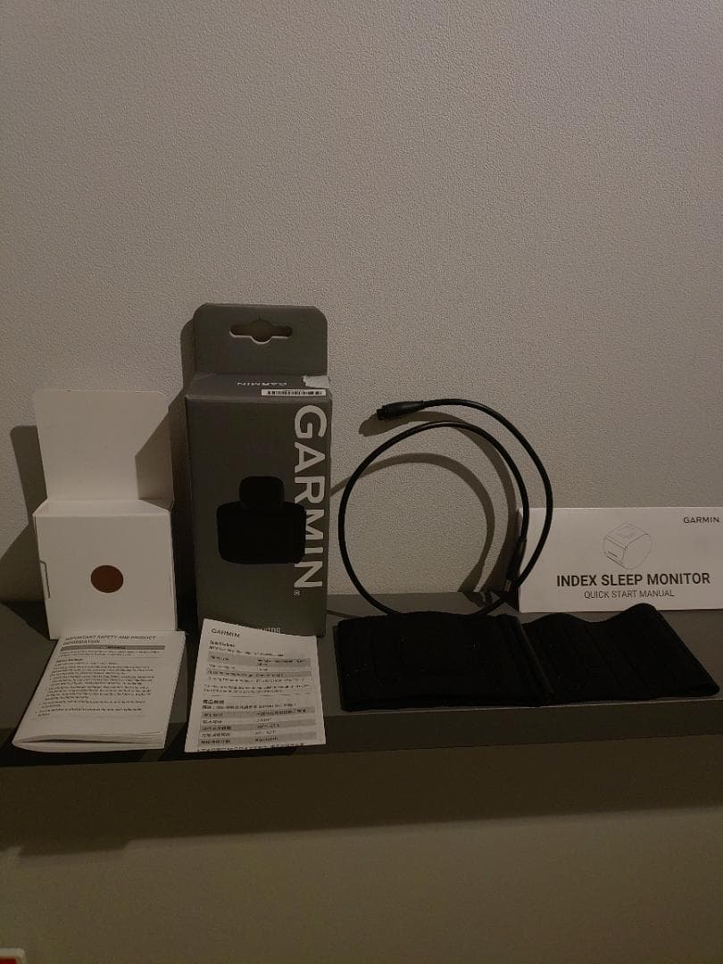GARMIN INDEX SLEEP MONITOR ブラック