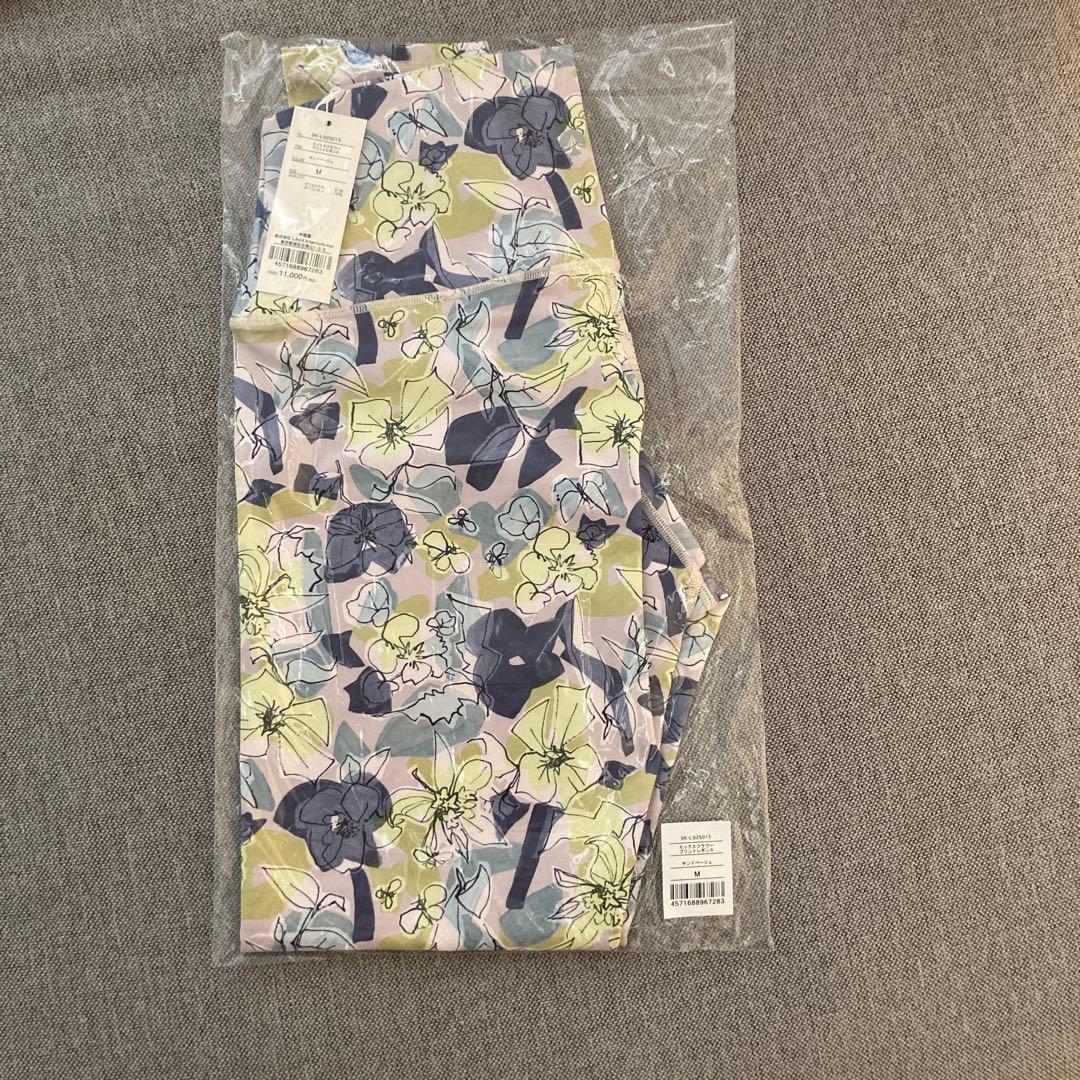 Sukala ミックスフラワー　レギンス　Mサイズ　新品未使用タグ付