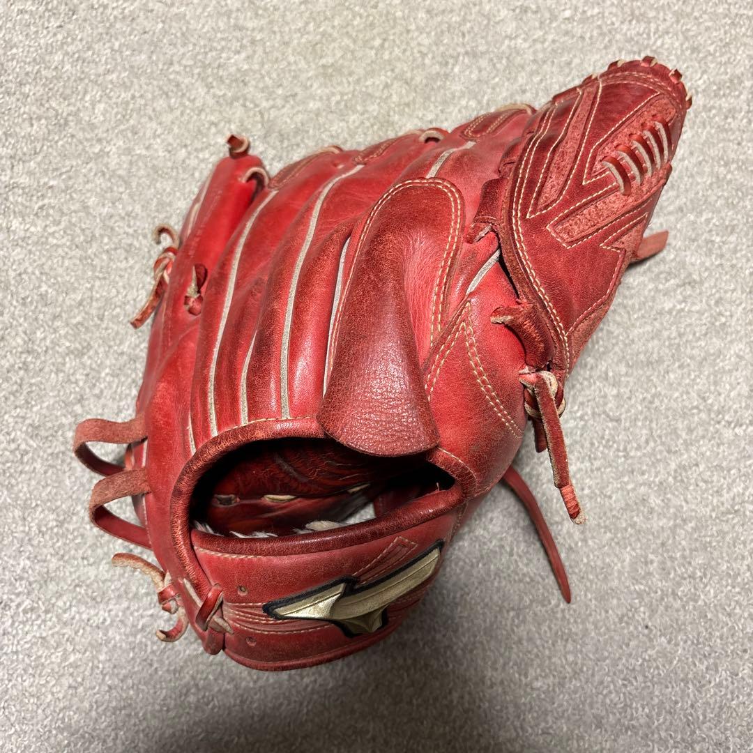 Global Elite 軟式グローブ レッド - メルカリ