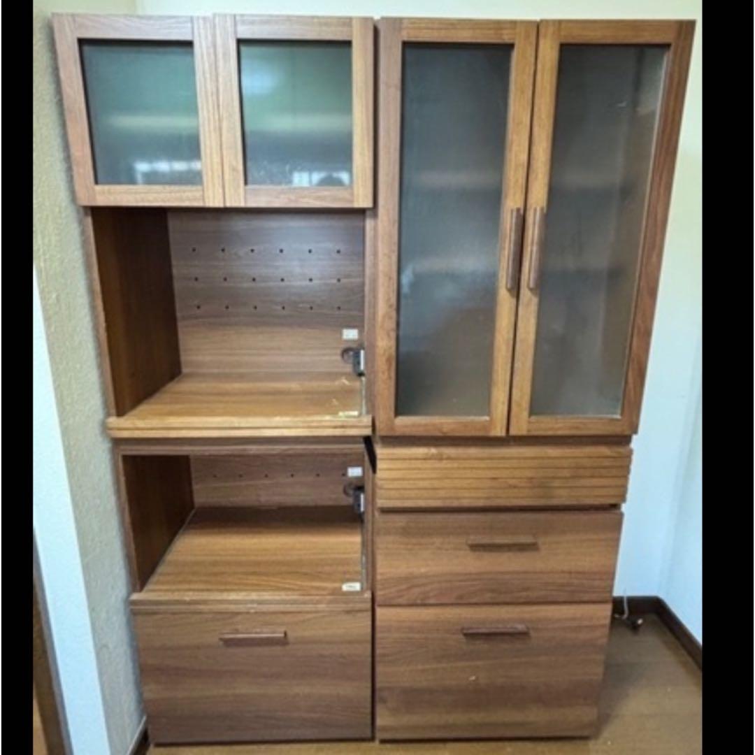 東馬　キッチンボード　食器棚　使用感あり