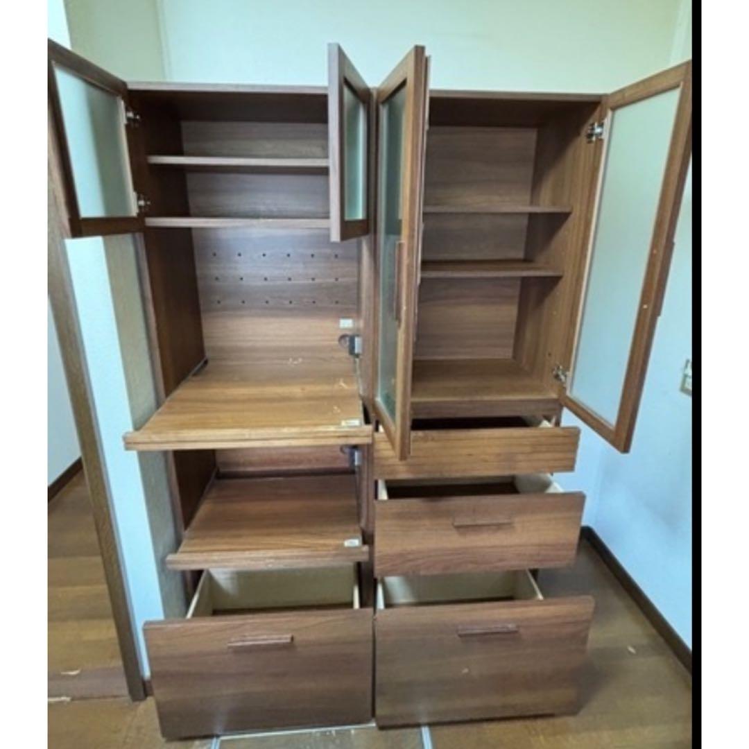 東馬　キッチンボード　食器棚　使用感あり