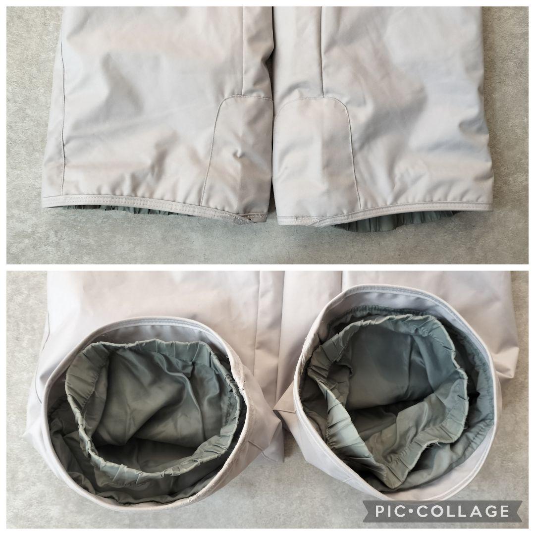 美品☆Phenix スキーウェア 上下 150 140 女の子 花柄 紺×グレー