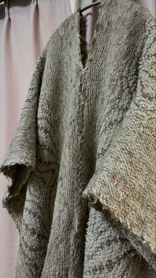 即興 sokkyou フリンジポンチョ