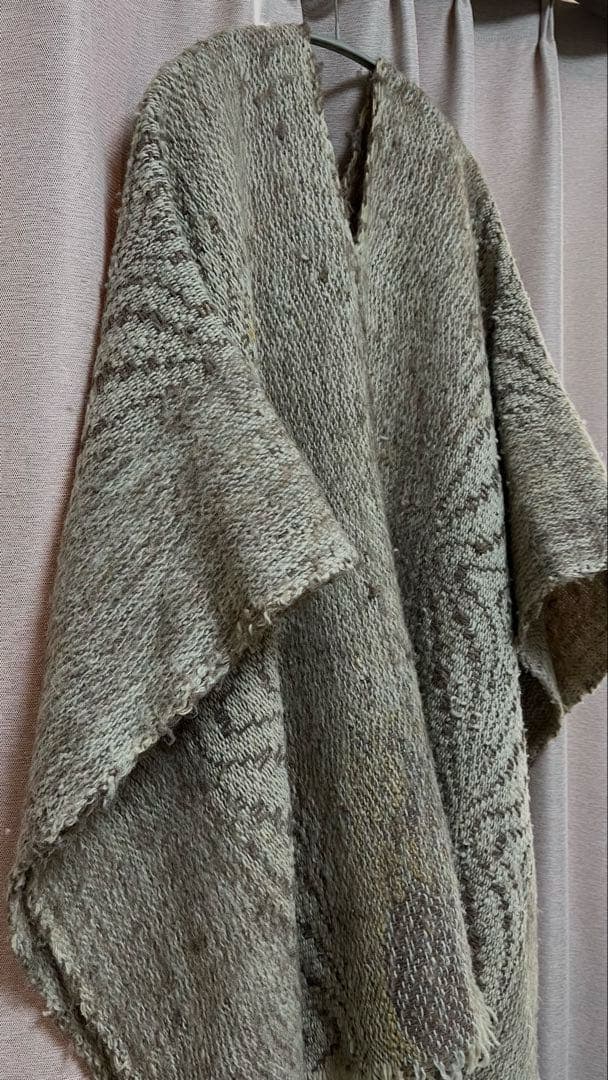 即興 sokkyou フリンジポンチョ