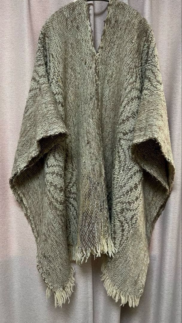 即興 sokkyou フリンジポンチョ