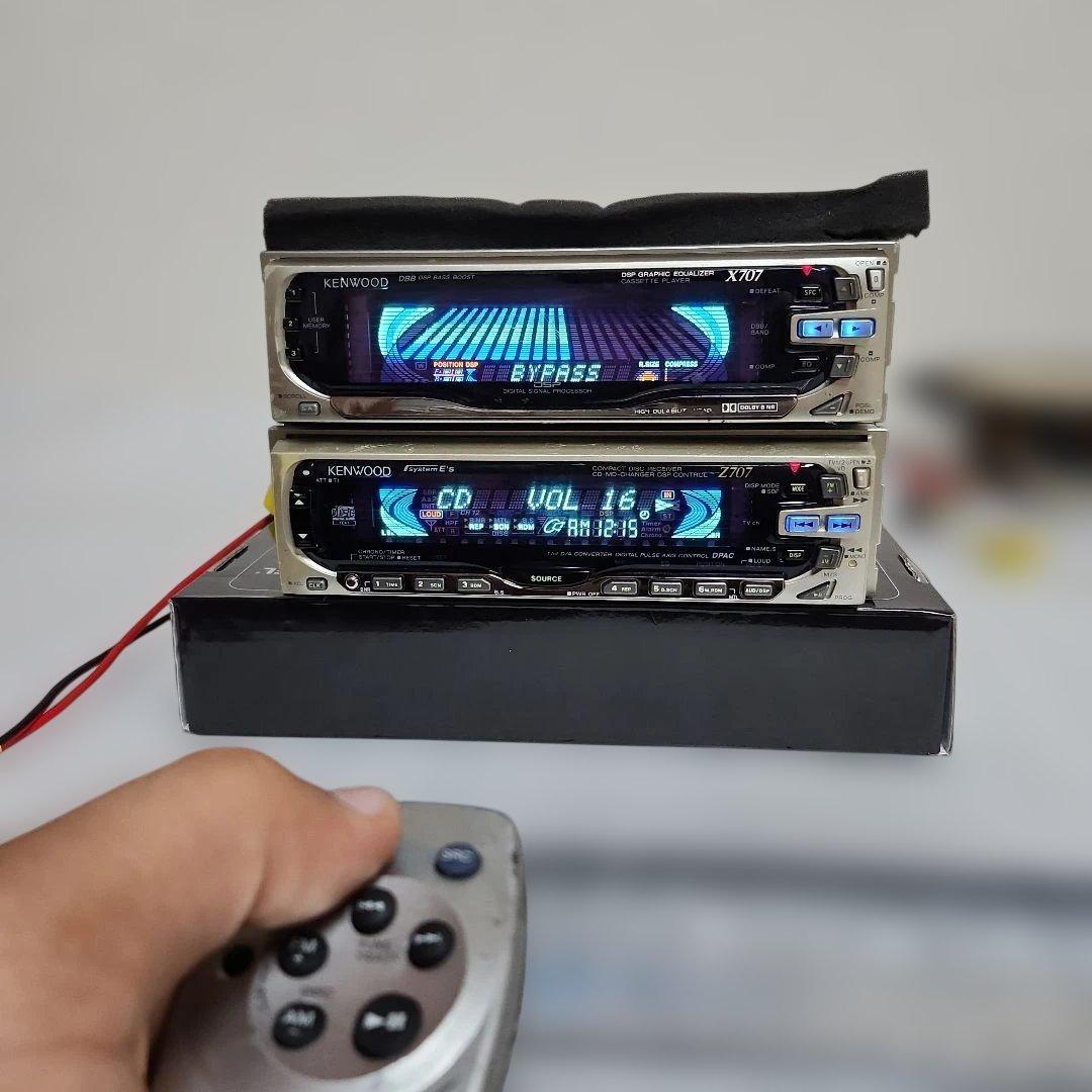 KENWOOD X707 Z707 CDプレーヤーセット D100392959 オンライ