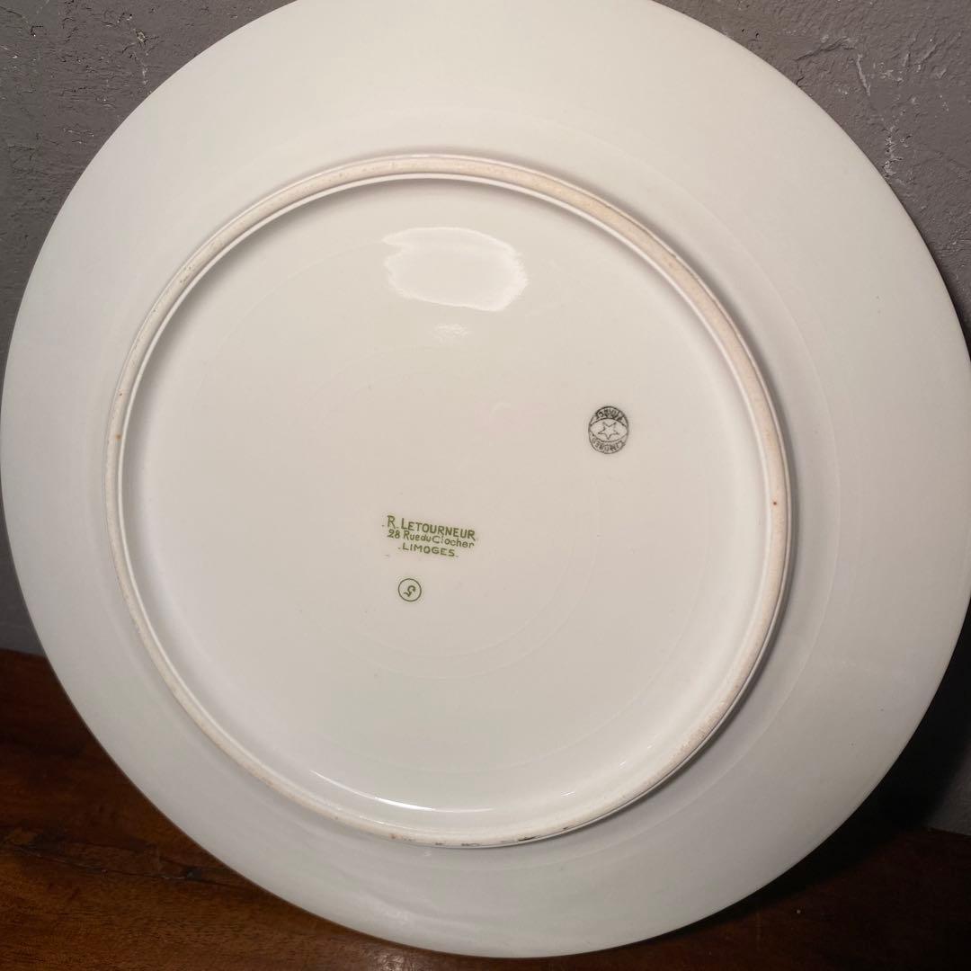 稀少 Limoges ルネ・レトゥヌール 23cmプレート 8枚 ヴィンテージ
