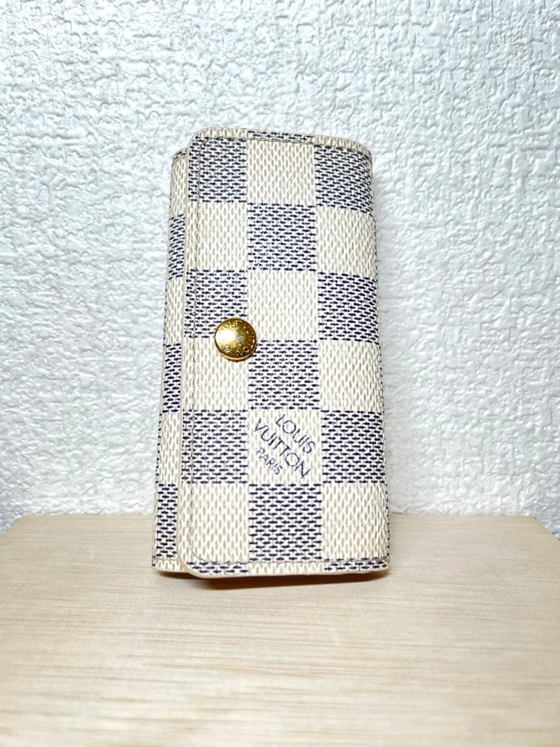 LOUIS VUITTON ダミエ アズール ミュルティクレ4連キーケース