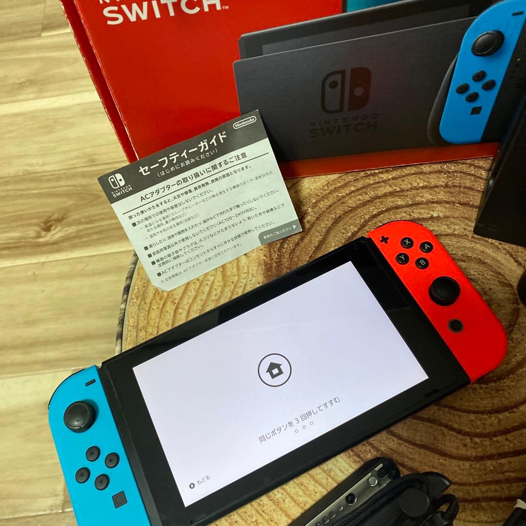 Nintendo Switch ニンテンドースイッチ本体　ネオン ⑤