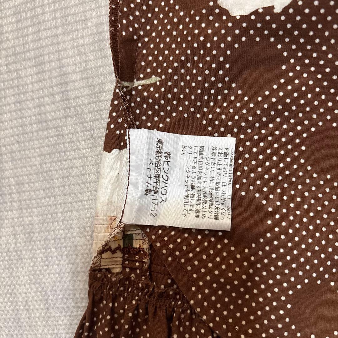 美品★ピンクハウス★花柄&ドット柄が可愛い♪フレアスカート￼★