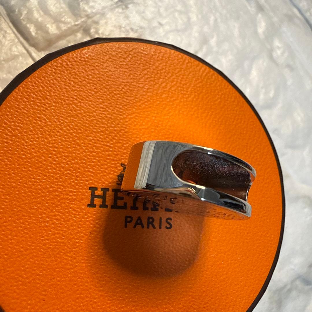 廃盤希少❤︎エルメス ツイリーリング セリエ シルバー　17mm