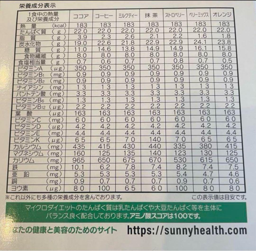 マイクロダイエット　ベリーミックス　42食