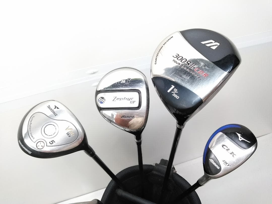 おすすめ！ ミズノ メンズゴルフクラブ 14本セット テーラーメイドバッグ付♪