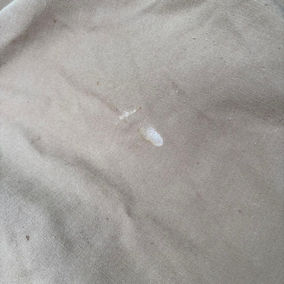 フランス軍幕　パップテント　ポール付き　ボタン ハトメ欠損無し