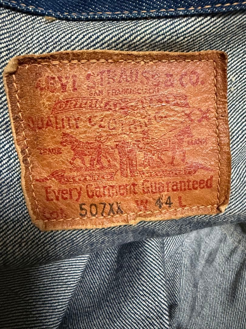 激レア 超極美品 LEVI'S LVC 70507-XX 507XX 44