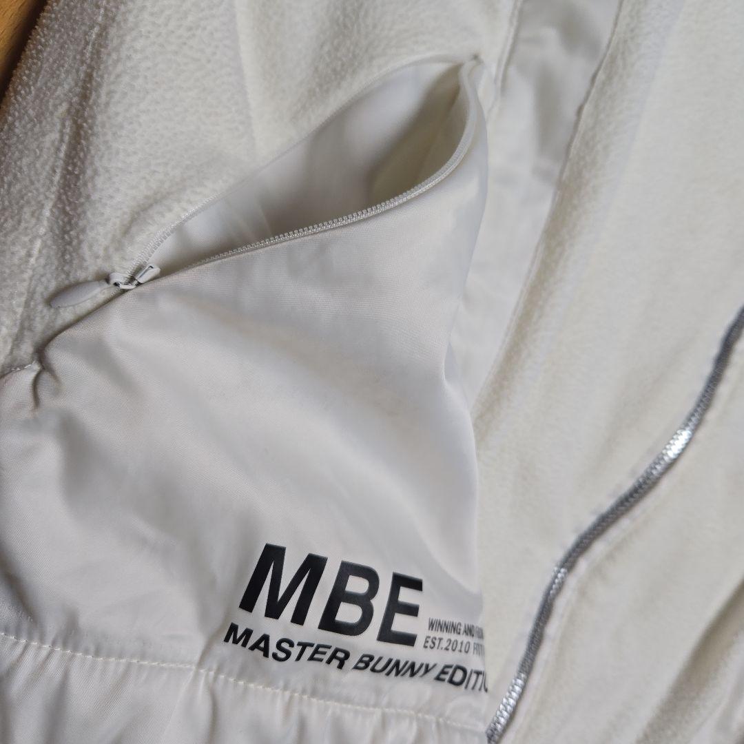 美品　マスターバニーエディション　 フリースジャケット　5　ホワイト　ゴルフ