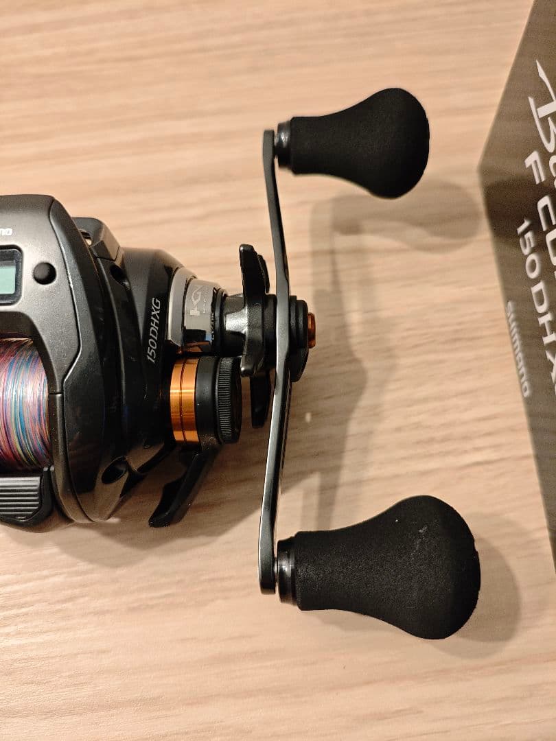 シマノ　25 バルケッタFカスタム　150DHXG　ジギング　タイラバ　ライン付