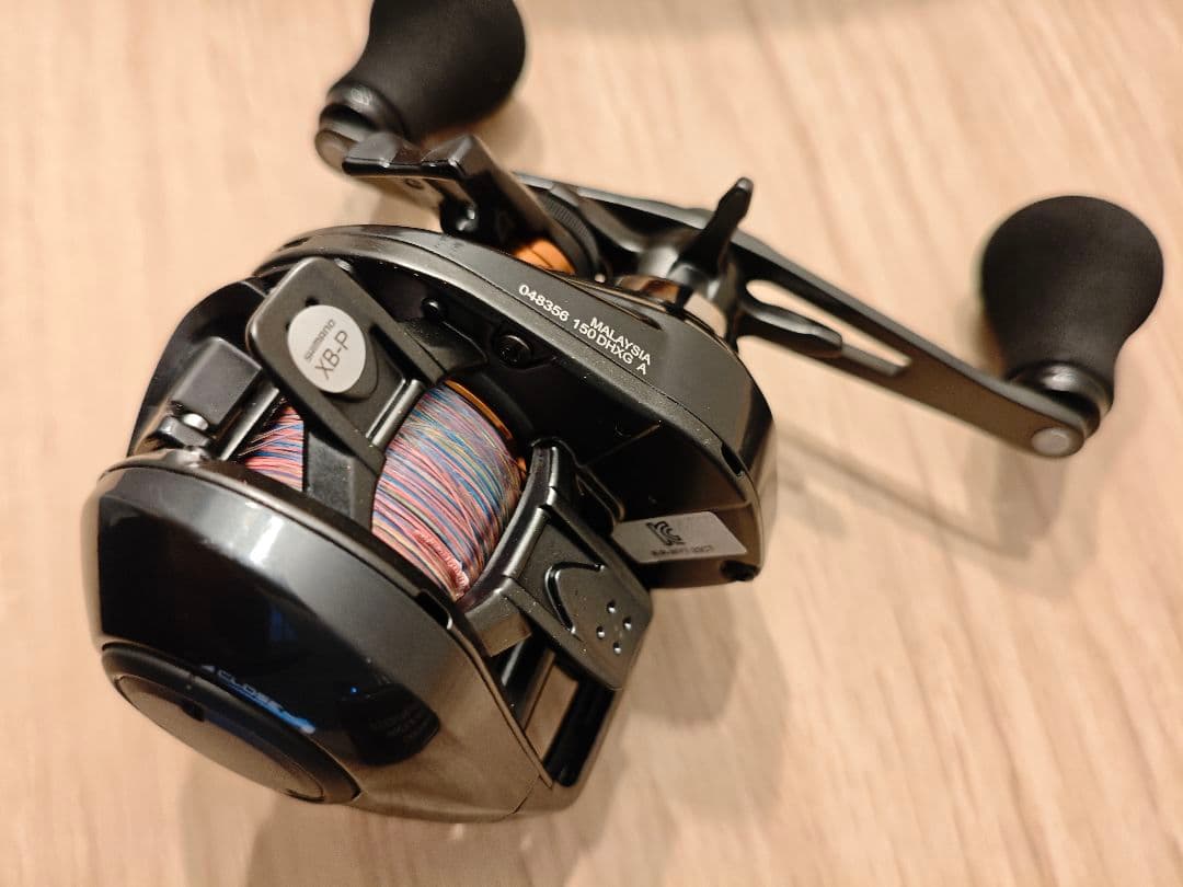 シマノ　25 バルケッタFカスタム　150DHXG　ジギング　タイラバ　ライン付